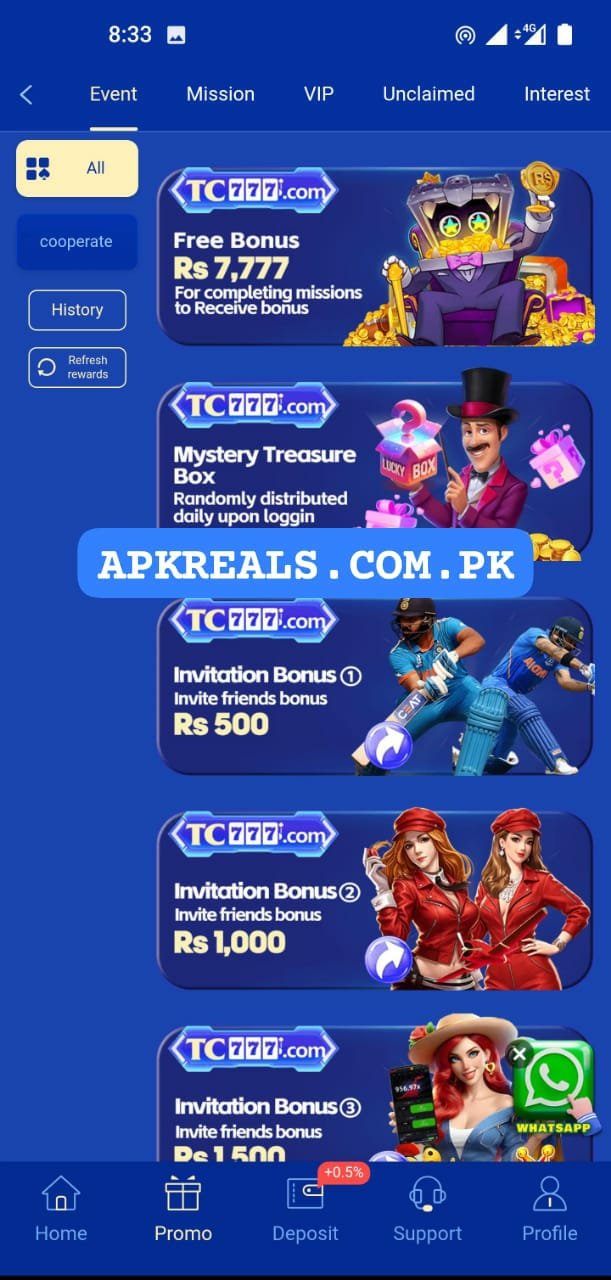 Promotional Bonuses